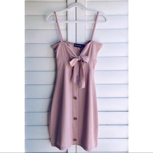 Pretty Little Thing | Ribbed bodycon mini dress